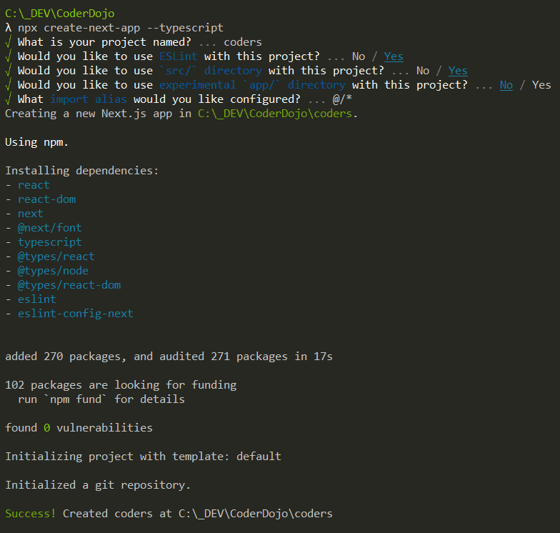 create-next-app